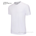 Camiseta de algodão casual e branco barato em branco barato